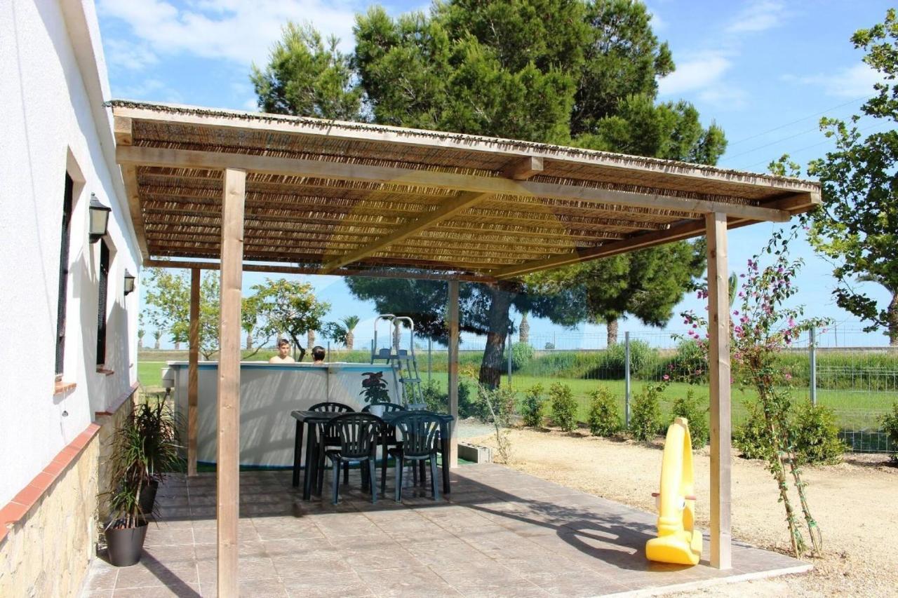Quet - Casa Rural Con Piscina Privada En El Delta Del Ebro - Deltavacaciones Deltebre Bagian luar foto