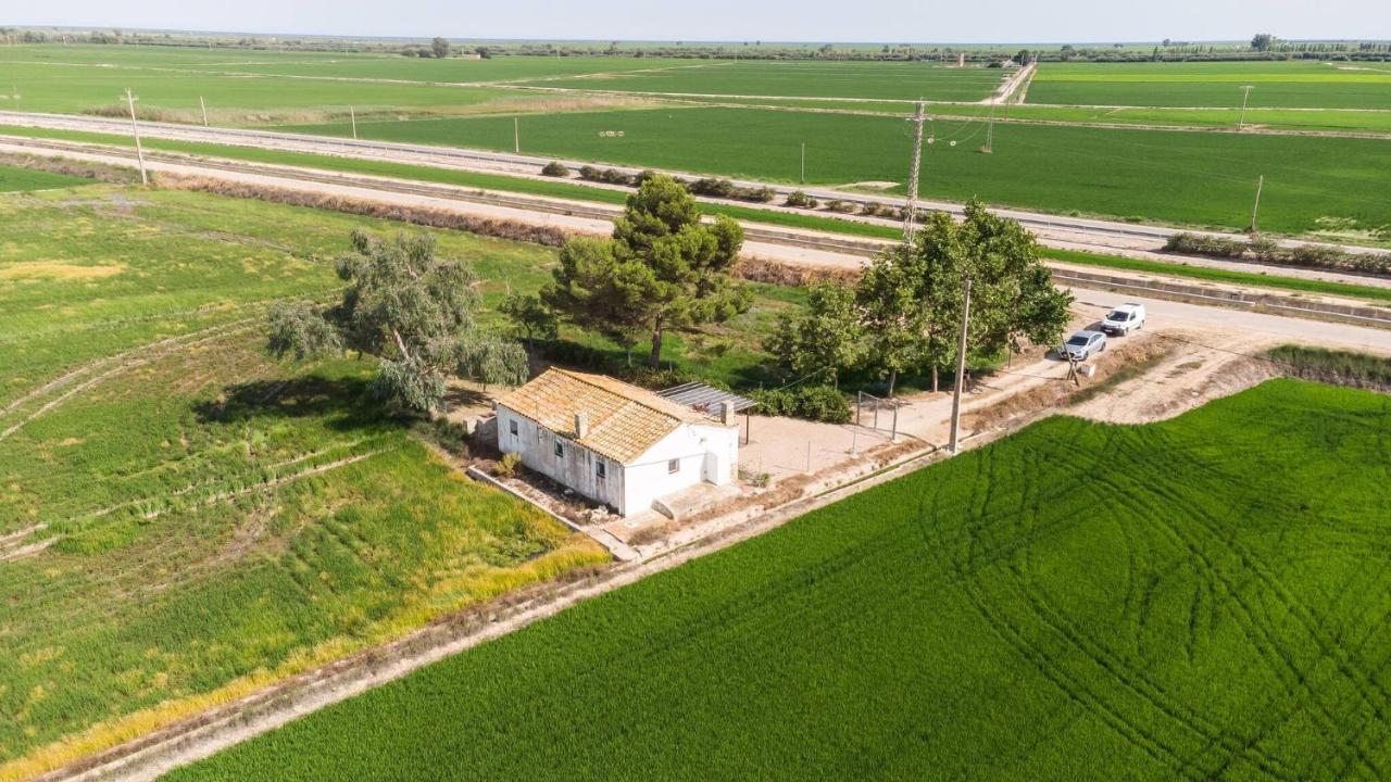 Quet - Casa Rural Con Piscina Privada En El Delta Del Ebro - Deltavacaciones Deltebre Bagian luar foto
