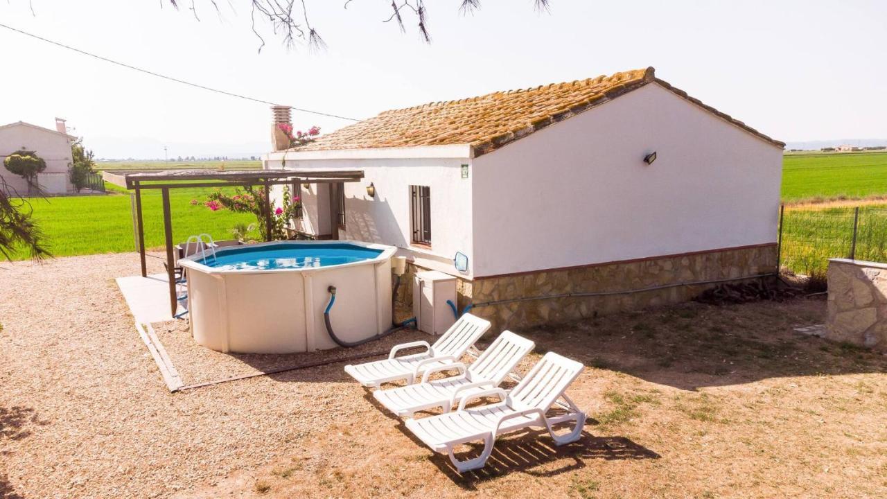Quet - Casa Rural Con Piscina Privada En El Delta Del Ebro - Deltavacaciones Deltebre Bagian luar foto