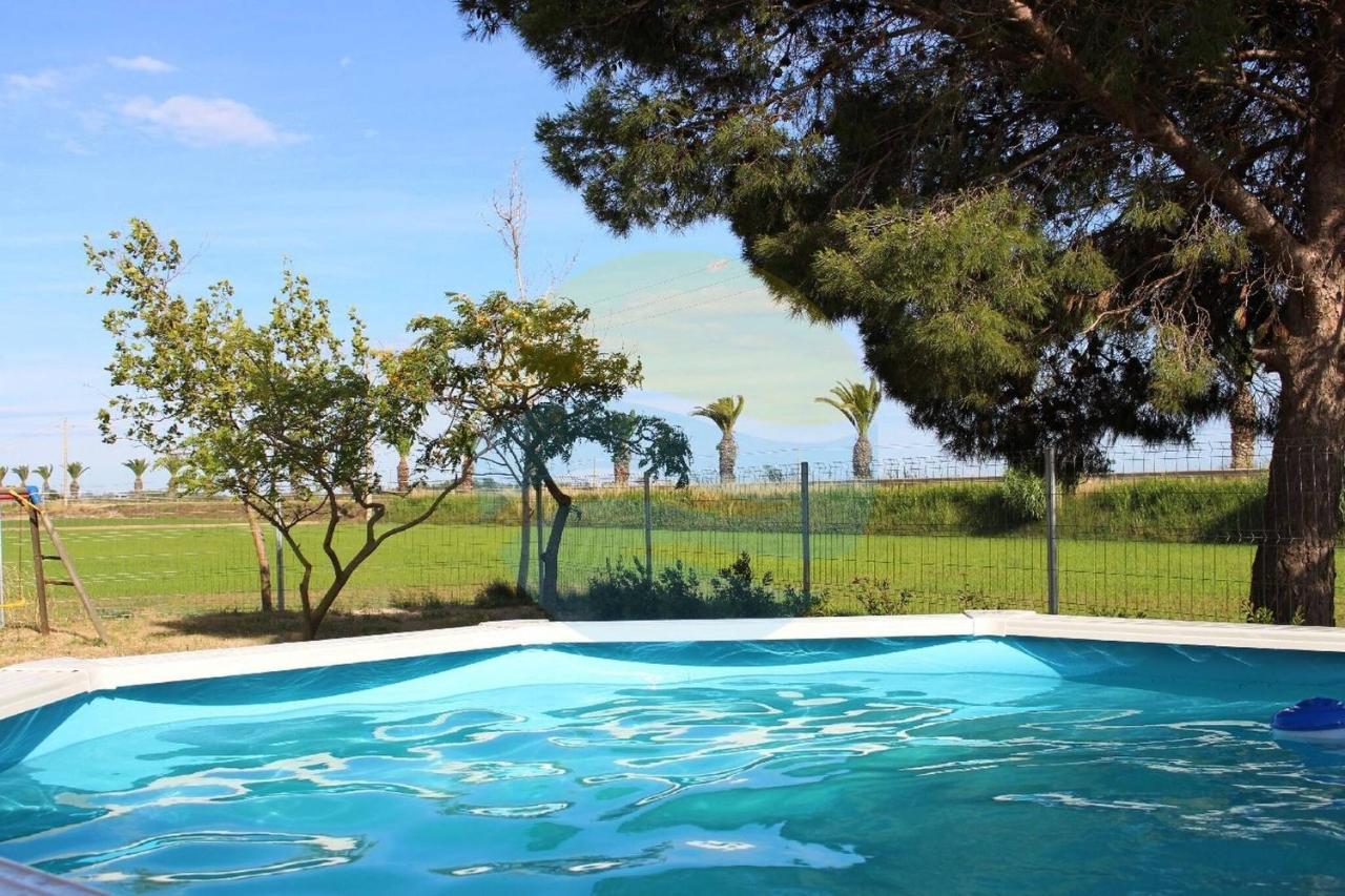 Quet - Casa Rural Con Piscina Privada En El Delta Del Ebro - Deltavacaciones Deltebre Bagian luar foto